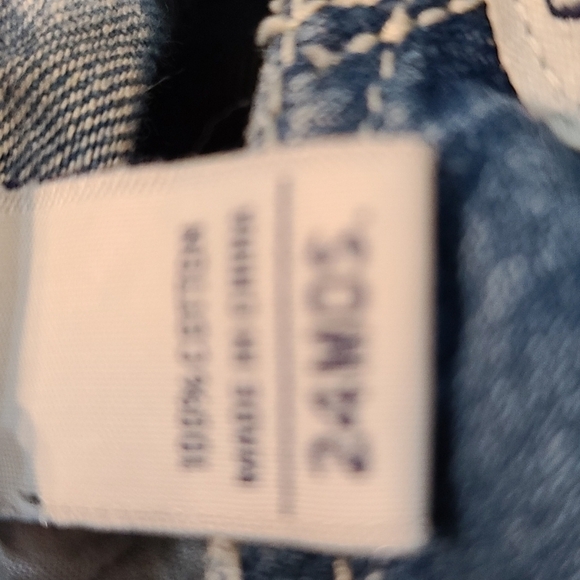 OshKosh Toddler Girl's Denim Overall Dress Pockets Size 24 months EUC - Picture 9 of 10